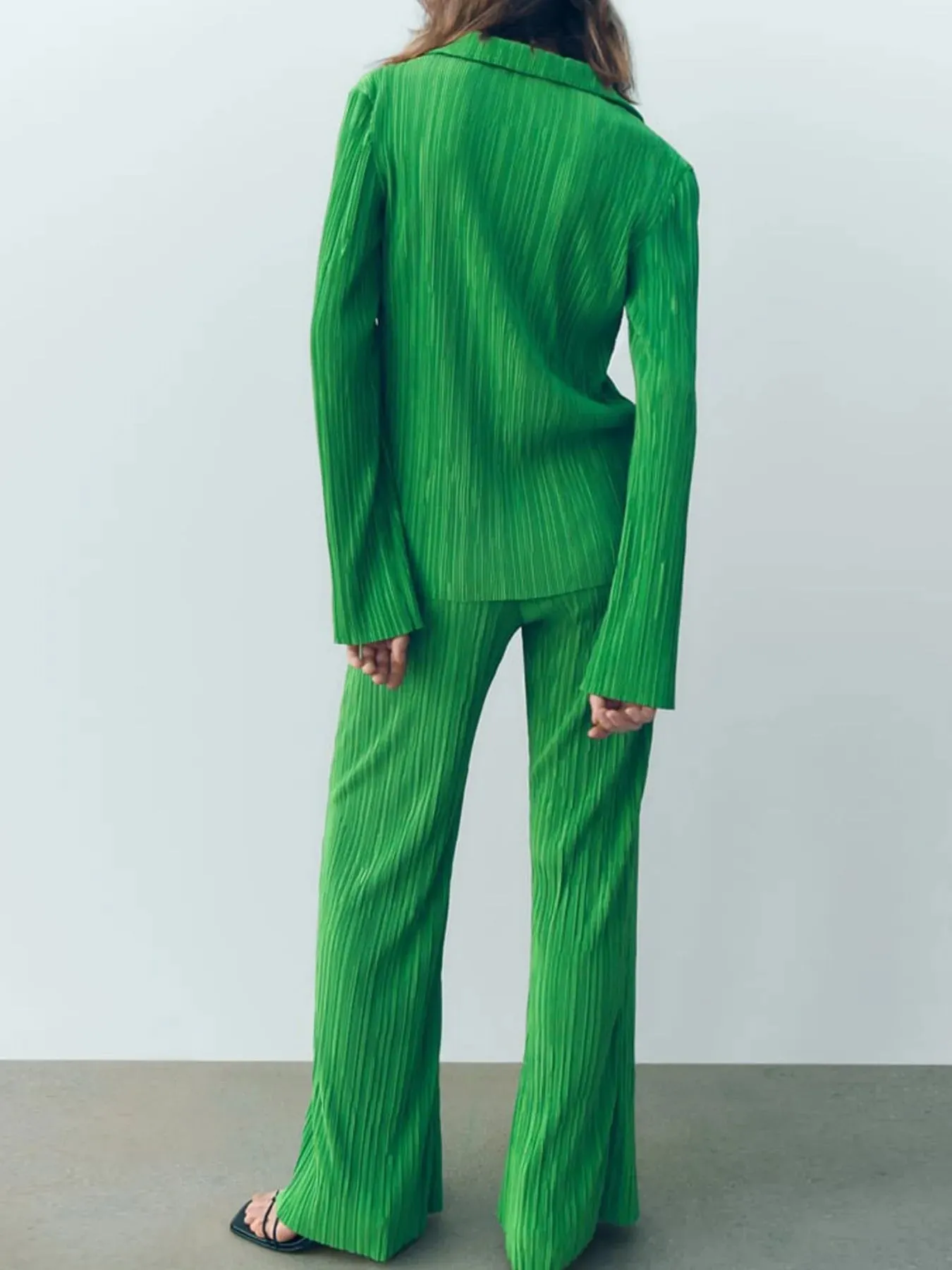 Texture Long Sleeve Top and Pants Lounge Set sold by Charming Charlie product image thumbnail 3