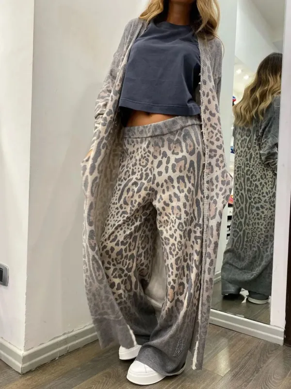 Long Sleeve Longline Outerwear and Pants Set sold by Charming Charlie
