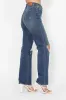Judy Blue Full Size Hw Ripped Knee Dad Jeans Plus Size sold by Charming Charlie
