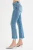 RISEN Full Size High Rise Crop Straight Slim Jeans Plus Size sold by Charming Charlie