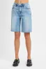 RISEN Full Size High Rise Bermuda Denim Shorts Plus Size sold by Charming Charlie