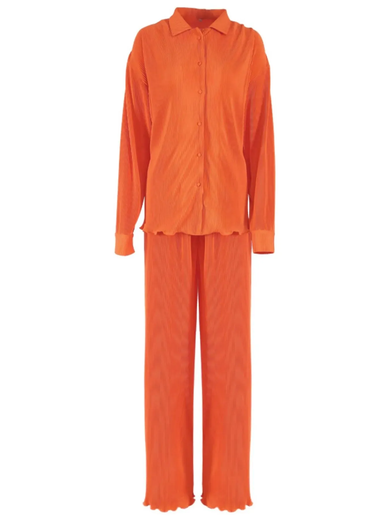 Button Up Long Sleeve Top and Pants Set sold by Charming Charlie product image thumbnail 5