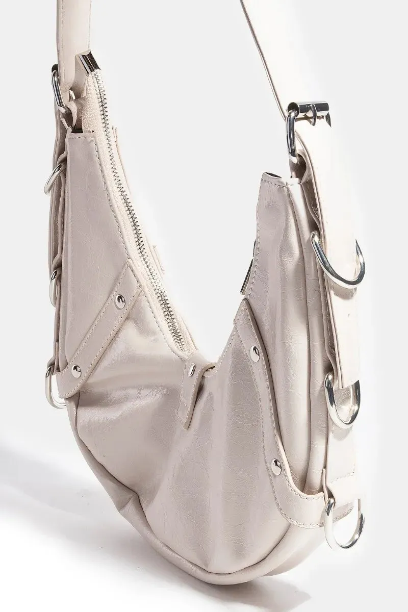 Fame Multi Belt Strap Accent Shoulder Bag sold by Charming Charlie product image thumbnail 2