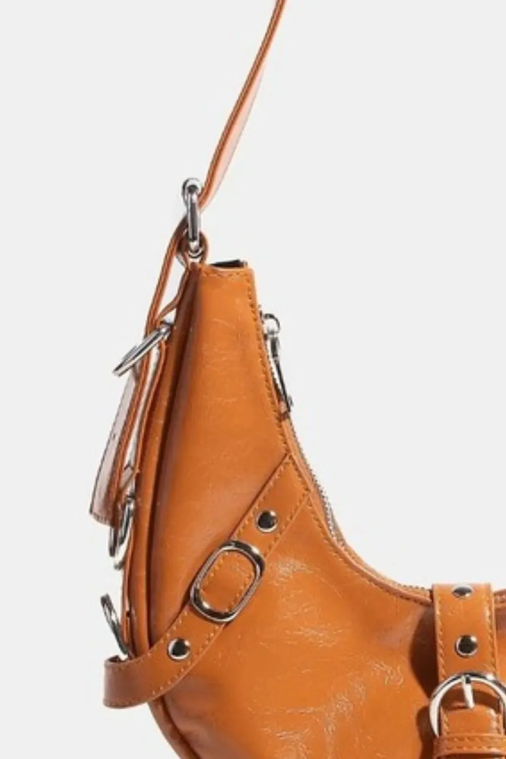 Fame Multi Belt Strap Accent Shoulder Bag sold by Charming Charlie product image thumbnail 3