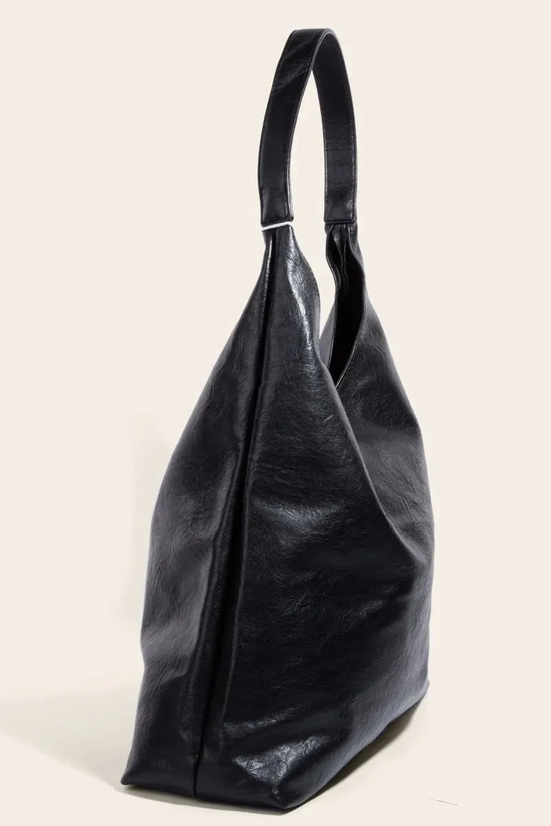 Fame Faux Leather Tote Bag sold by Charming Charlie product image thumbnail 2