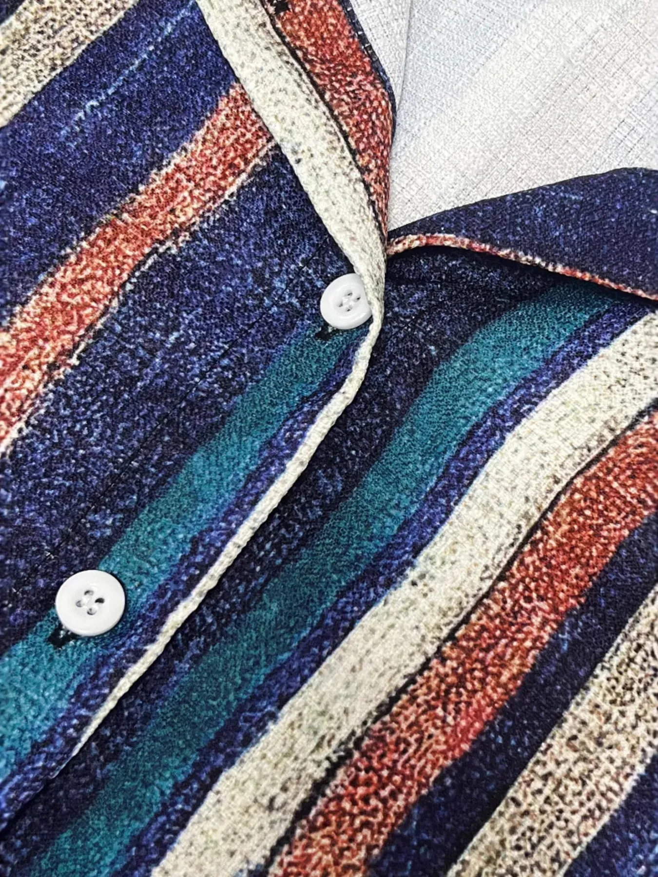 Striped Button-Front Shirt Dress sold by Charming Charlie product image thumbnail 4