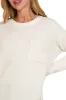 Zenana Melange Hi-low Hem Round Neck Sweater sold by Charming Charlie