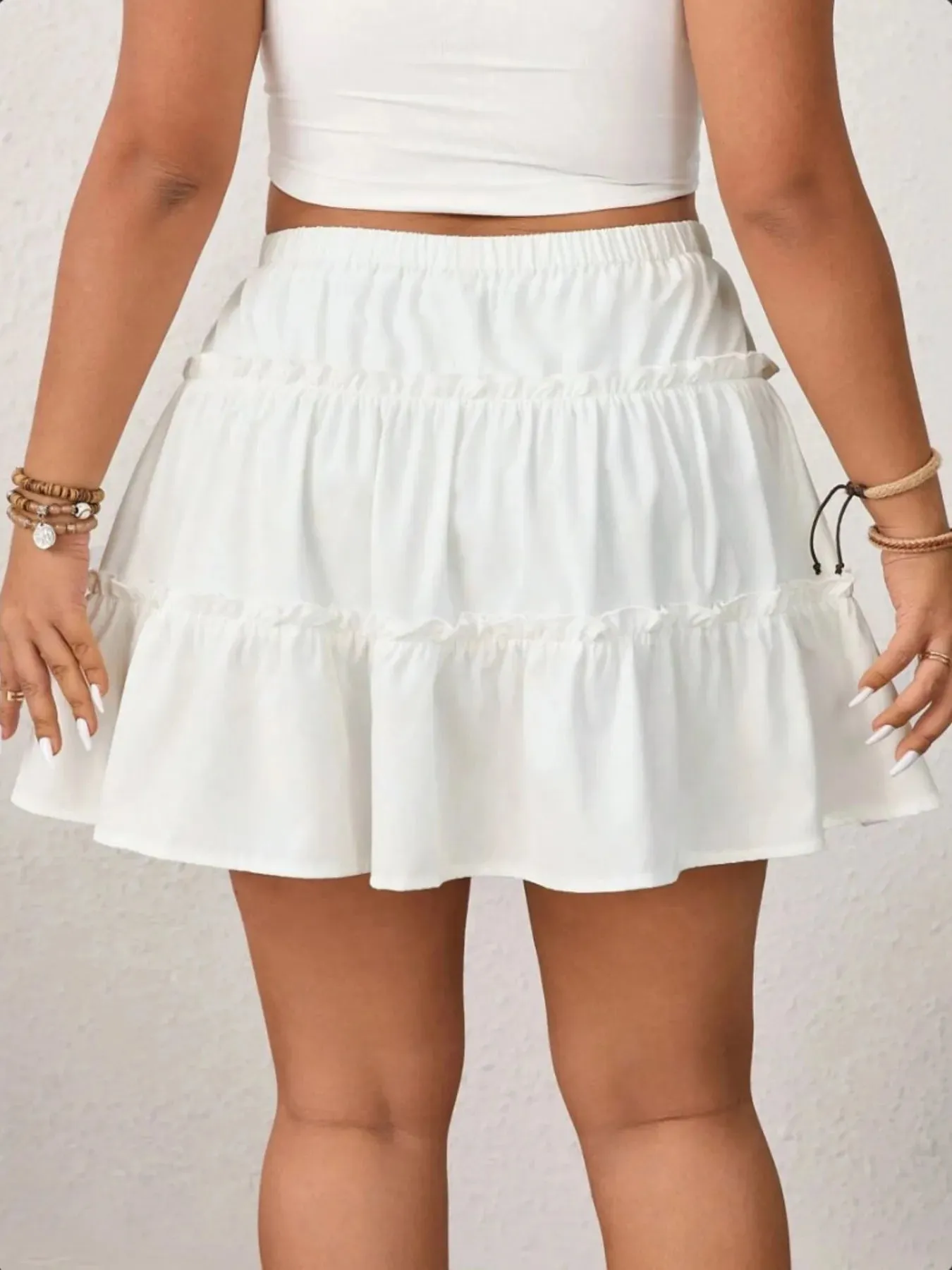 Frill Tiered Skort sold by Charming Charlie product image thumbnail 4