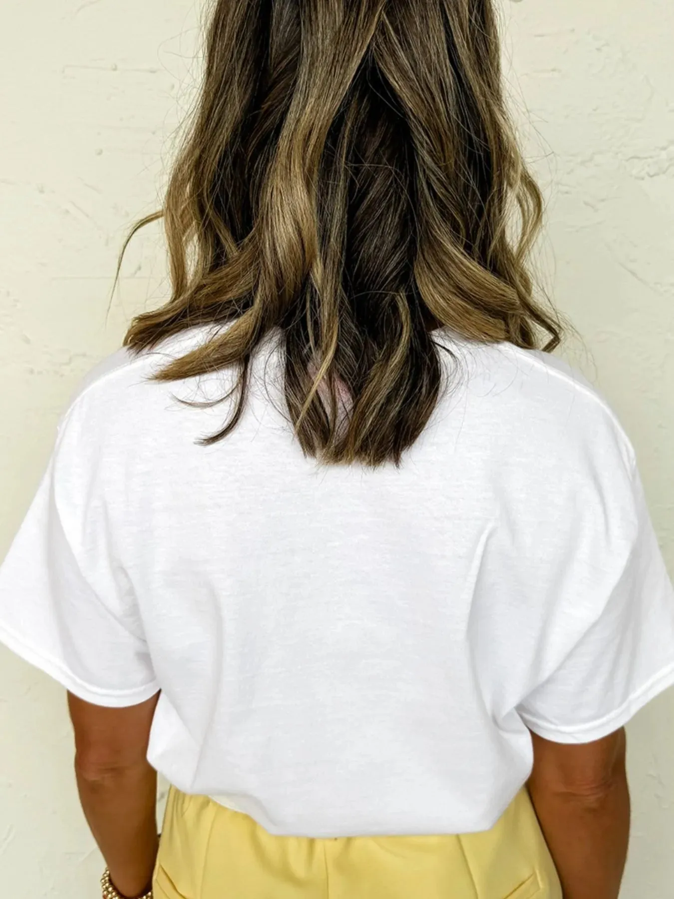 FLOWER MARKET Graphic Round Neck T Shirt sold by Charming Charlie product image thumbnail 4