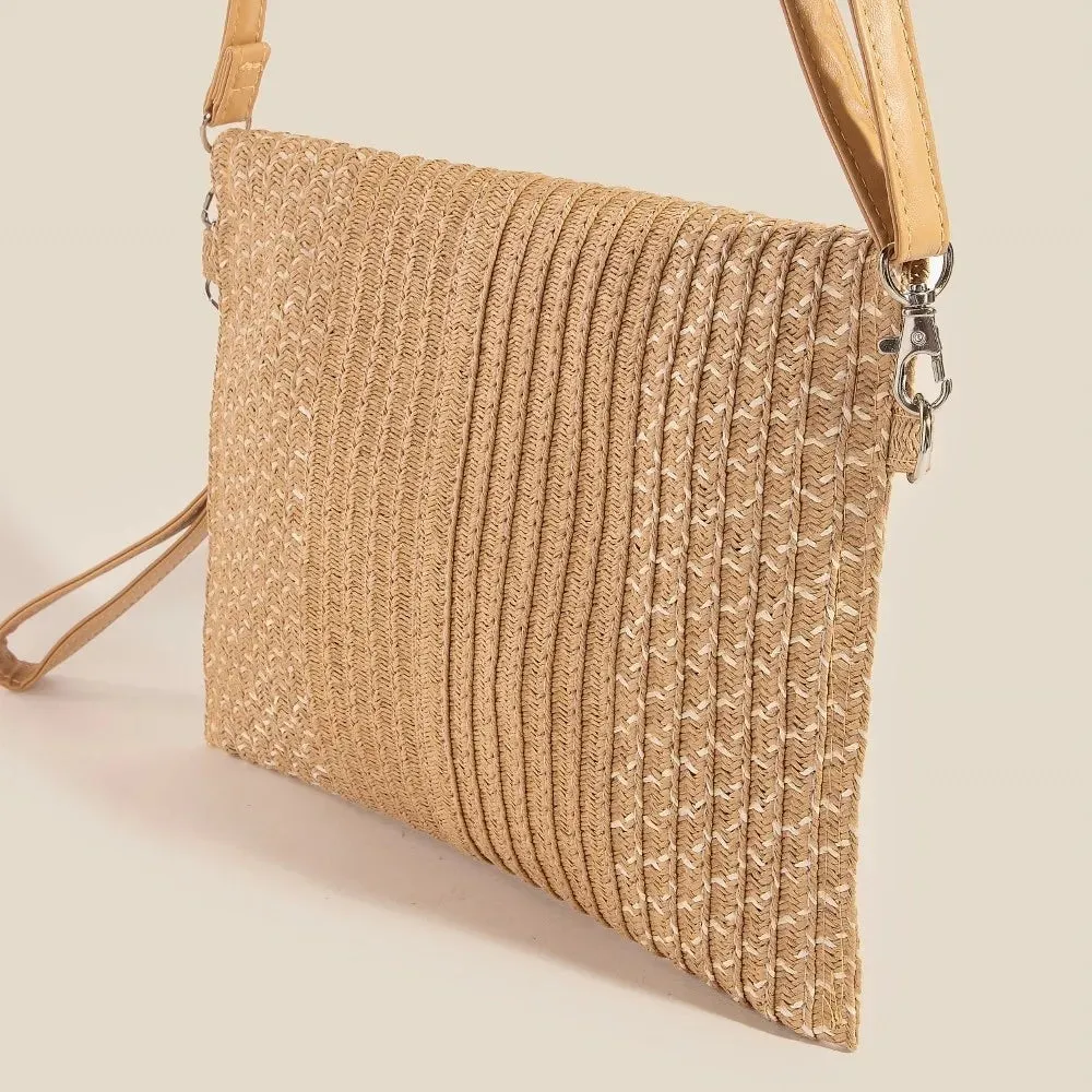 Fame Tight Woven Envelope Clutch Bag sold by Charming Charlie product image thumbnail 3