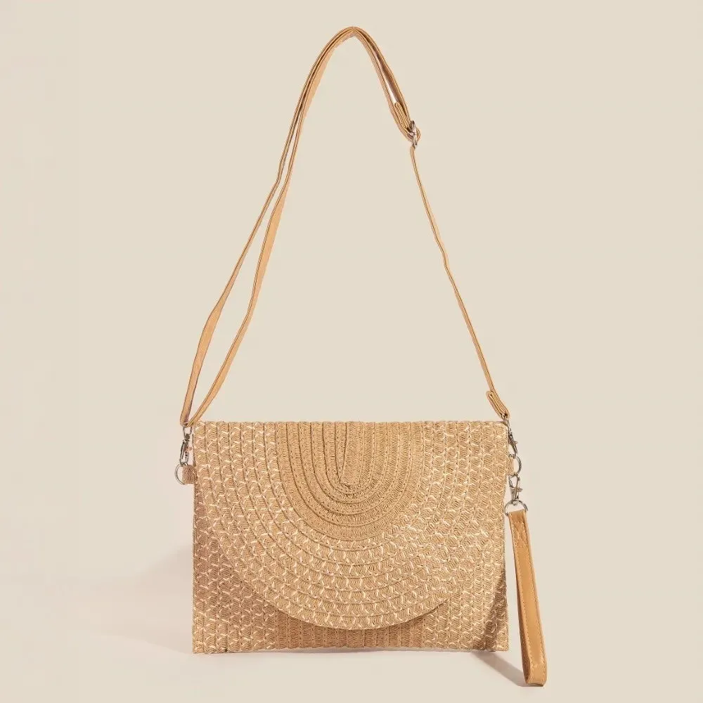 Fame Tight Woven Envelope Clutch Bag sold by Charming Charlie