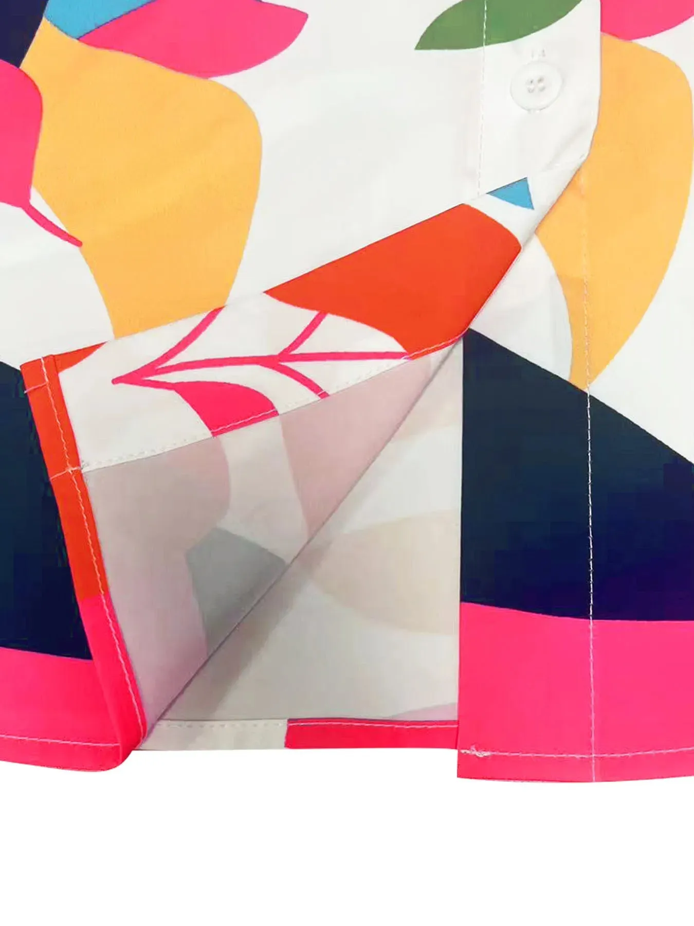 Printed Button-Down Shirt Dress sold by Charming Charlie product image thumbnail 3