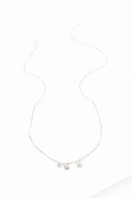 By The Sea Charm Necklace | Silver (sterl.) sold by Charming Charlie product image thumbnail 3