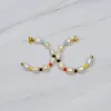Freshwater Pearl Color Accent Hoop Earrings sold by Charming Charlie