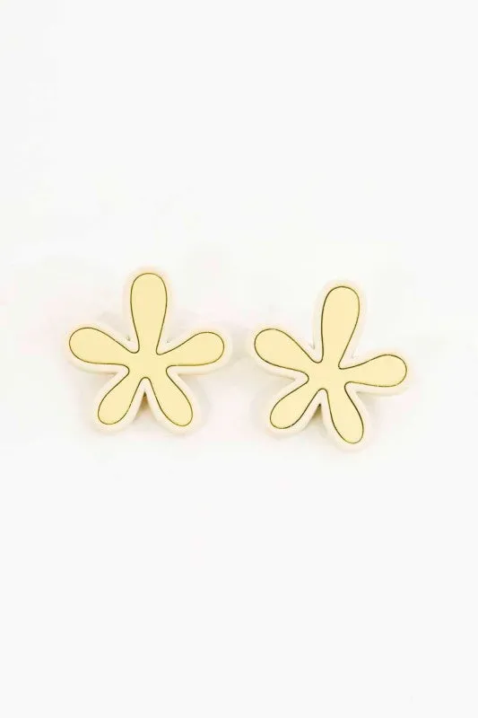 Flower Cloud Earrings | Yellow sold by Charming Charlie product image thumbnail 3