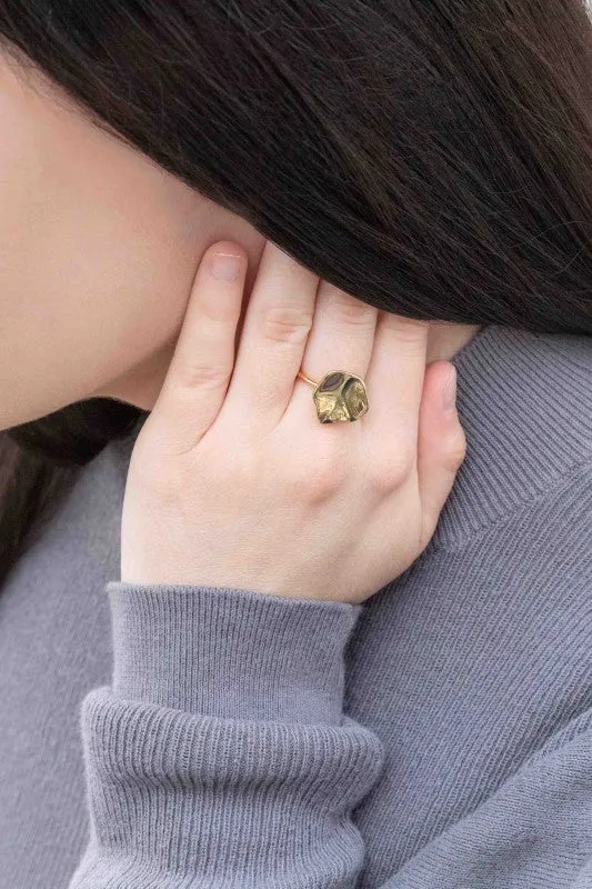 Hammered Circle Ring sold by Charming Charlie product image thumbnail 2