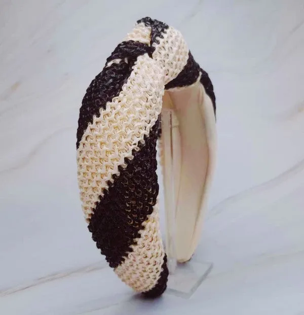 Chic Bold Striped Knotted Headband sold by Charming Charlie