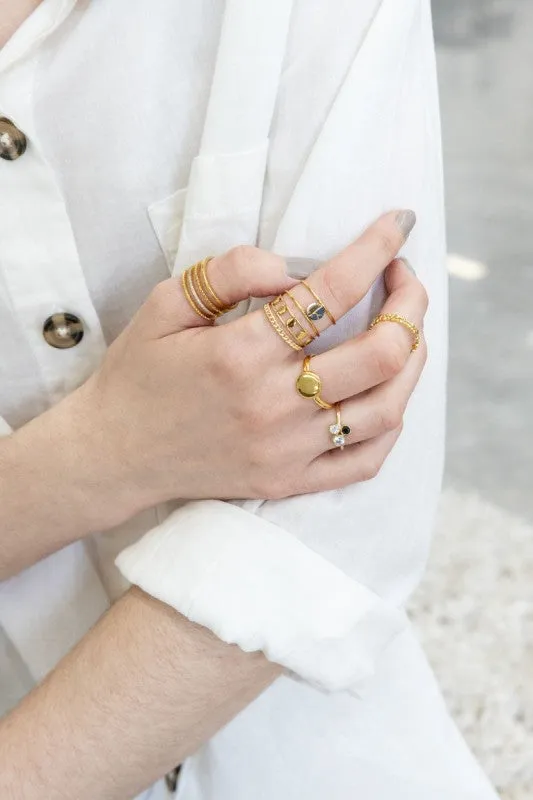 Dottie Ring | Gold (14K) sold by Charming Charlie product image thumbnail 2