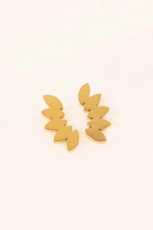 Floret Stud Earrings | Gold sold by Charming Charlie