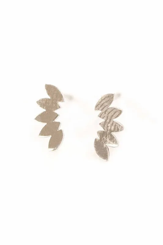 Floret Stud Earrings | Silver sold by Charming Charlie product image thumbnail 3