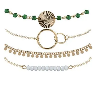 Green Gold Bracelet 4 Piece Set sold by Charming Charlie product image thumbnail 2