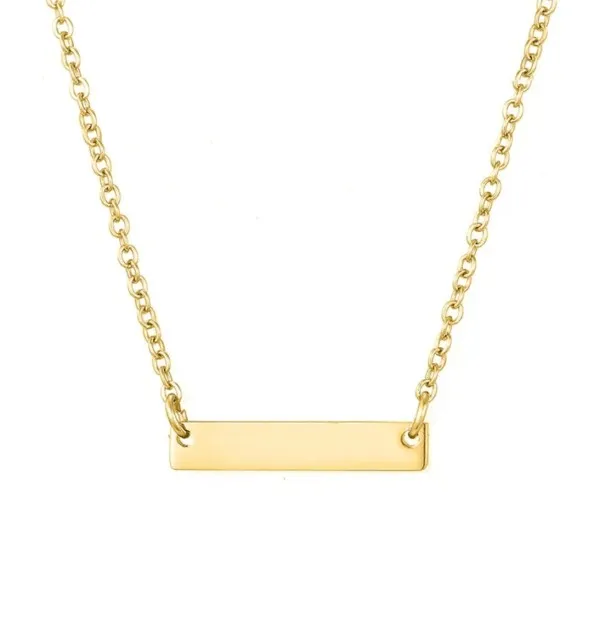 Fine Bar Necklace, Silver-Gold-Rose Gold sold by Charming Charlie product image thumbnail 3