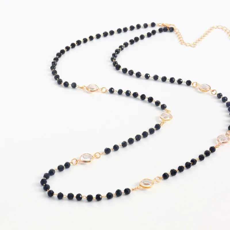 Serenity Black Gold Necklace sold by Charming Charlie