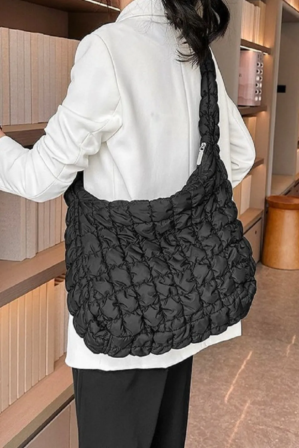 Zenana Puff Quilted Crossbody Bag sold by Charming Charlie product image thumbnail 2
