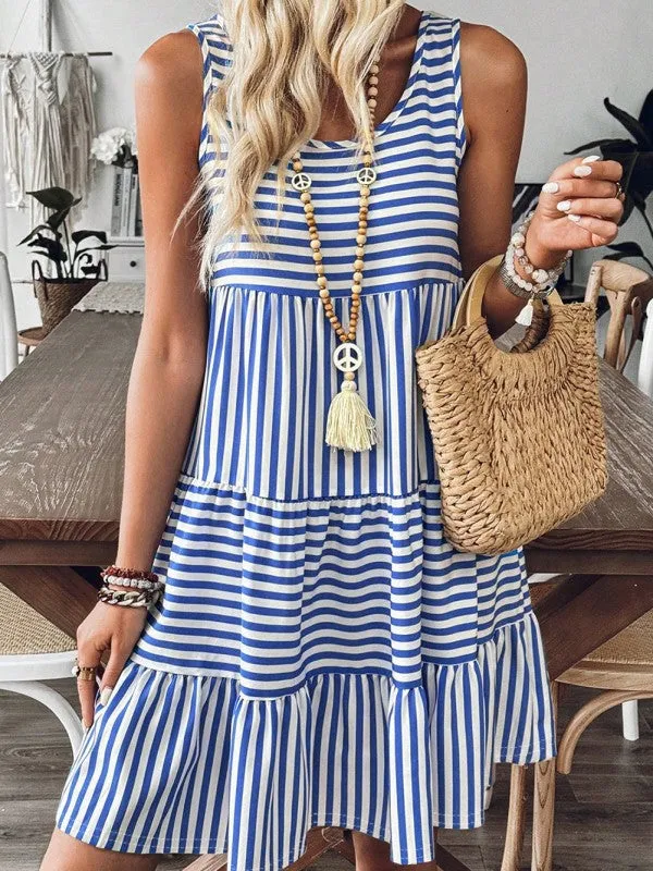 Cotton Pink Blue Multi Way Dress sold by Charming Charlie
