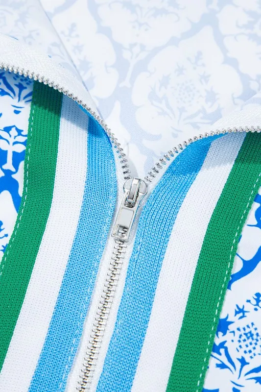 blue boho dolman tunic blouse sold by Charming Charlie product image thumbnail 5