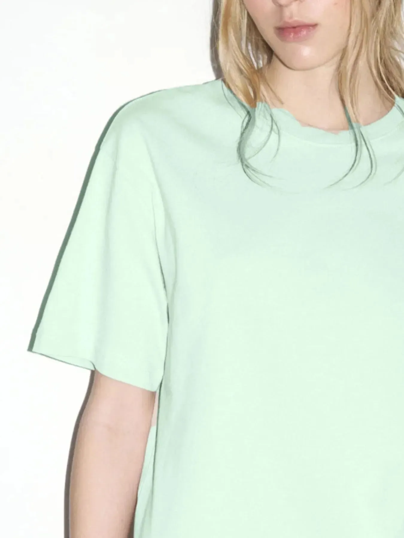 Plus Size Oversized Round Neck Short Sleeve T-Shirt sold by Charming Charlie product image thumbnail 5