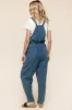 Weekend Ready Cotton Denim Baggy Leg Bib Overall Jumper sold by Charming Charlie