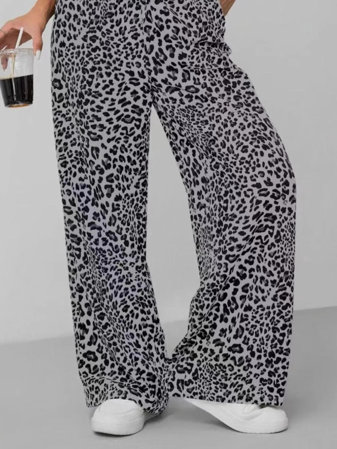 Leopard Print Wide Leg Pants sold by Charming Charlie product image thumbnail 5