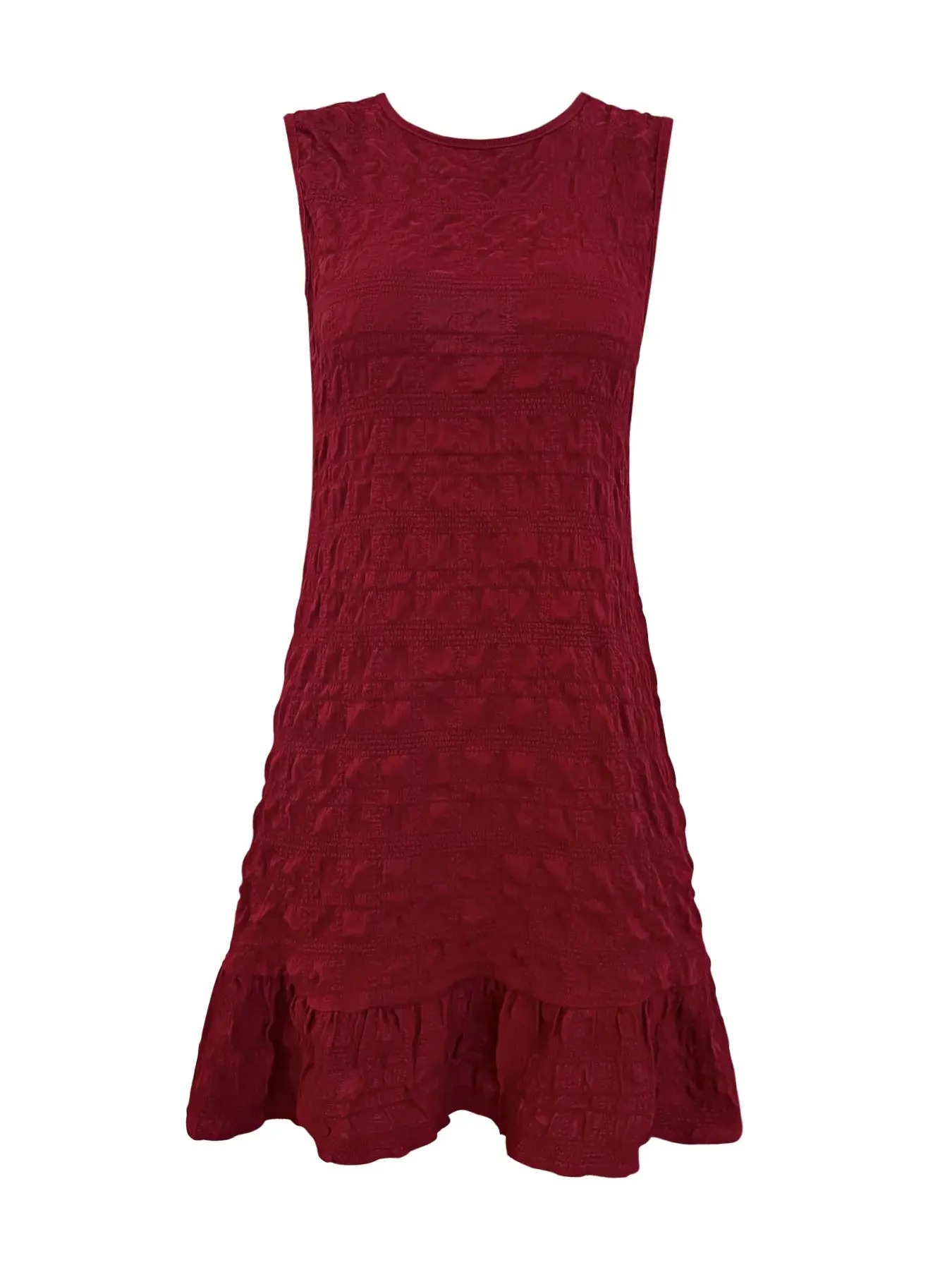 Ruffled Hem Sleeveless Mini Dress sold by Charming Charlie product image thumbnail 3