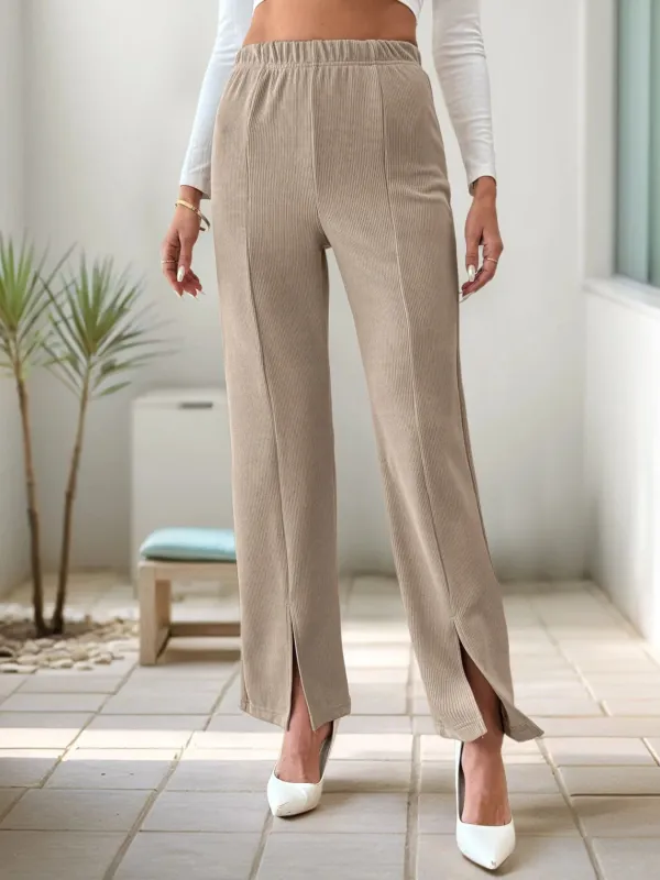 High-Waisted Slit Pants sold by Charming Charlie