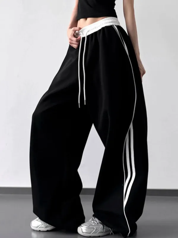 Oversized Streetwear Pants with Side Stripes sold by Charming Charlie