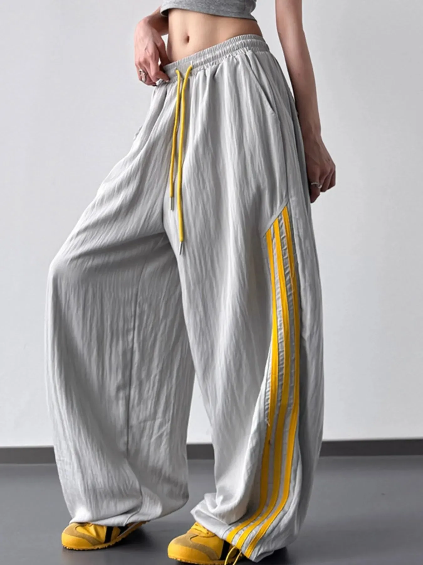 Side Striped Wide Leg Pants sold by Charming Charlie product image thumbnail 2