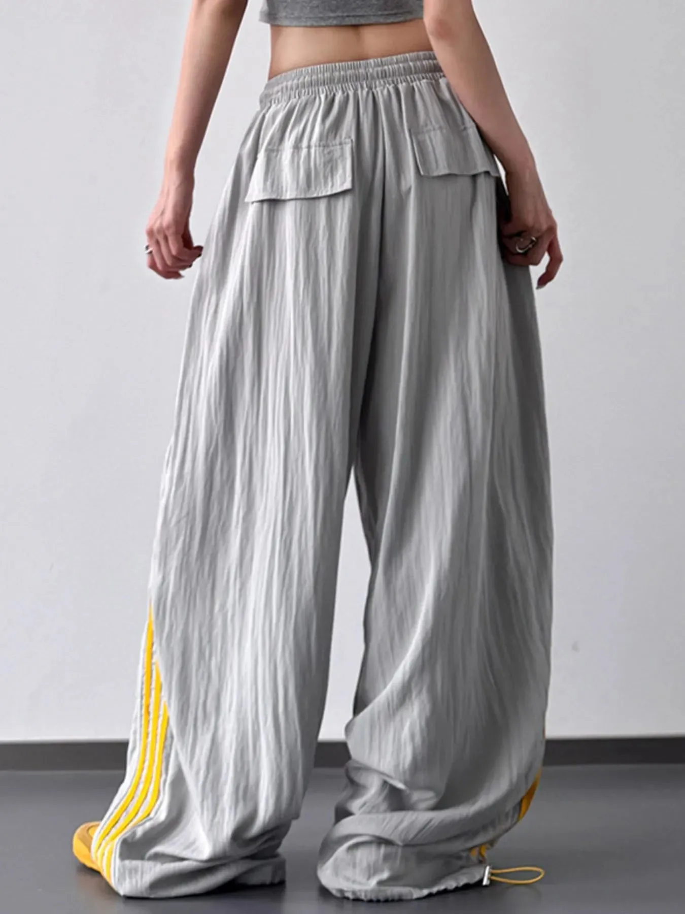 Side Striped Wide Leg Pants sold by Charming Charlie product image thumbnail 4