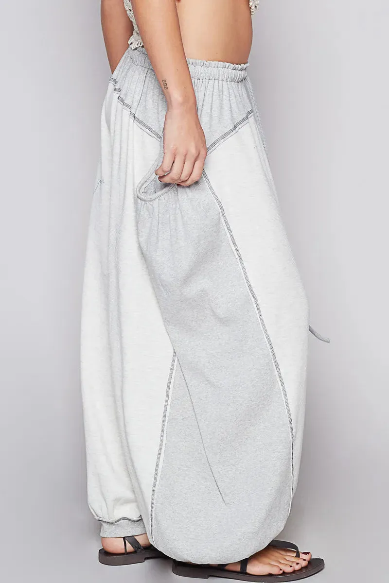 POL Contrast Stitching Pants with Drawstring Waist sold by Charming Charlie product image thumbnail 2