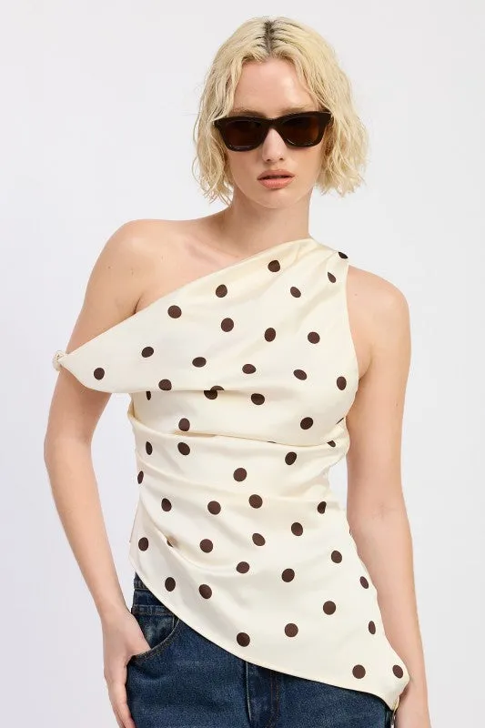 ASYMMETRICAL OFF SHOULDER TUNIC TOP sold by Charming Charlie