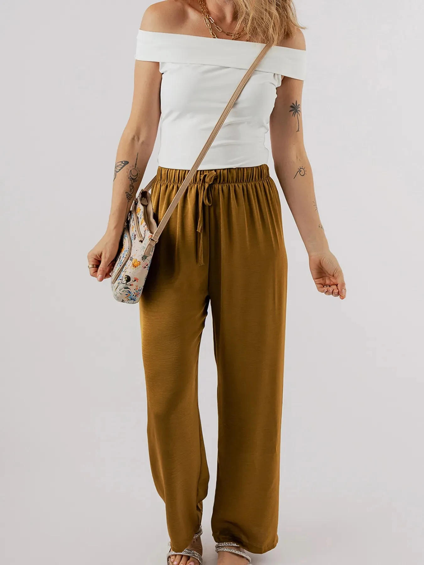 Folded Off Shoulder Slim Top sold by Charming Charlie product image thumbnail 4