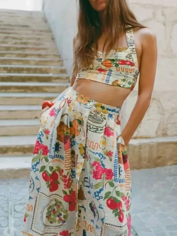 Printed Cami and Skirt Set sold by Charming Charlie