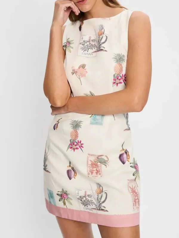 Printed Sleeveless Mini Dress sold by Charming Charlie