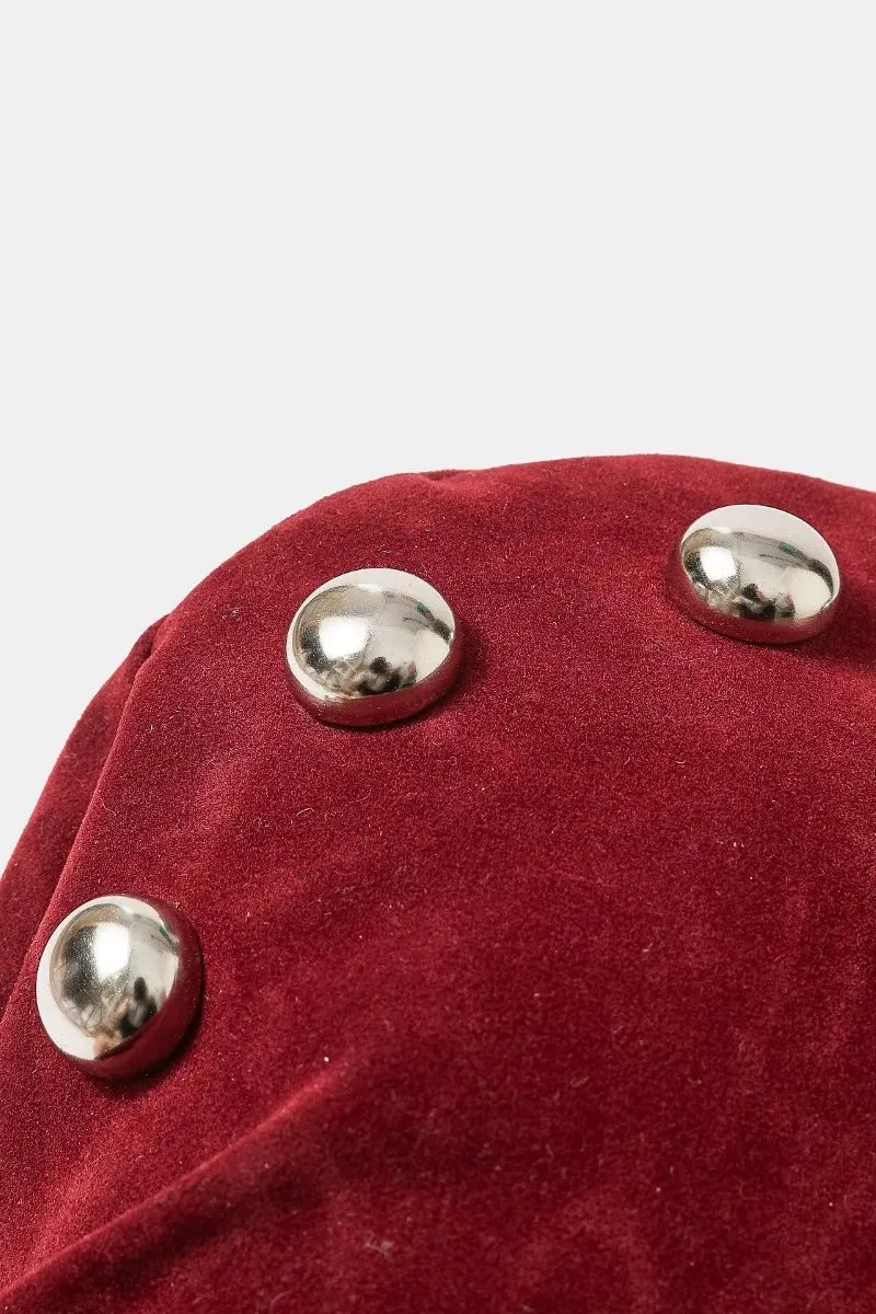 Fame Metallic Sphere Studded Soft Hobo Shoulder Bag sold by Charming Charlie product image thumbnail 4