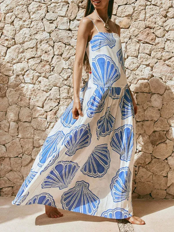 Seashell Print Maxi Cami Dress sold by Charming Charlie