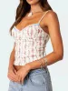 Floral Print Sweetheart Neck Cami sold by Charming Charlie