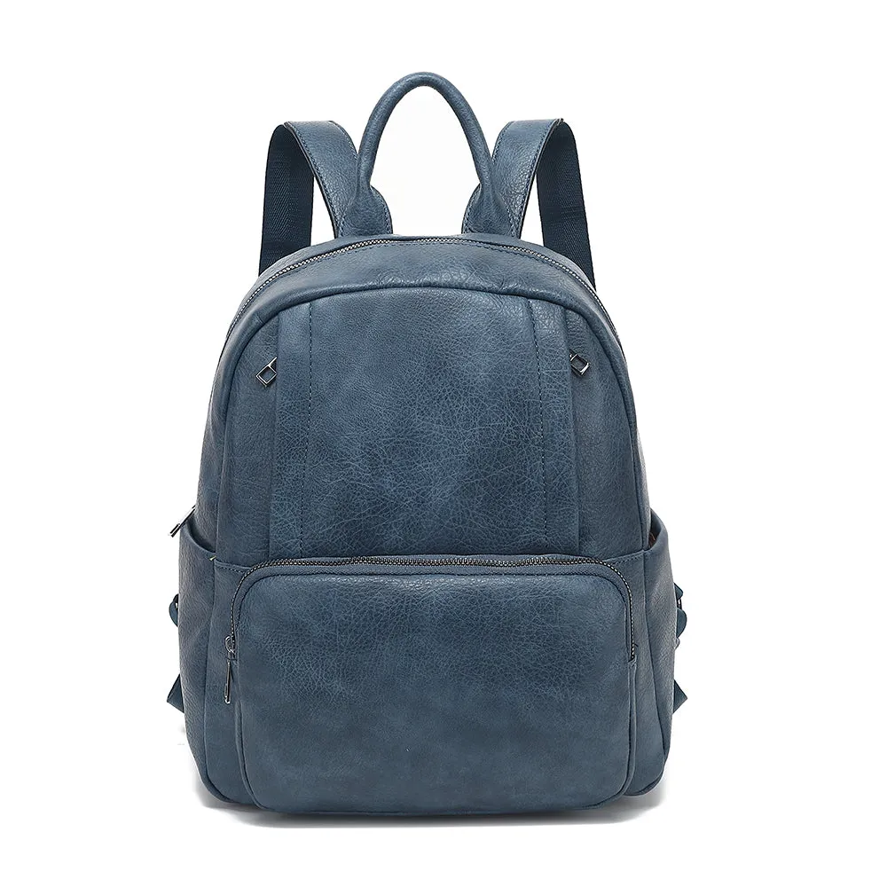 LARGE BACKPACK WITH FRONT AND SIDE POCKETS sold by Charming Charlie product image thumbnail 3