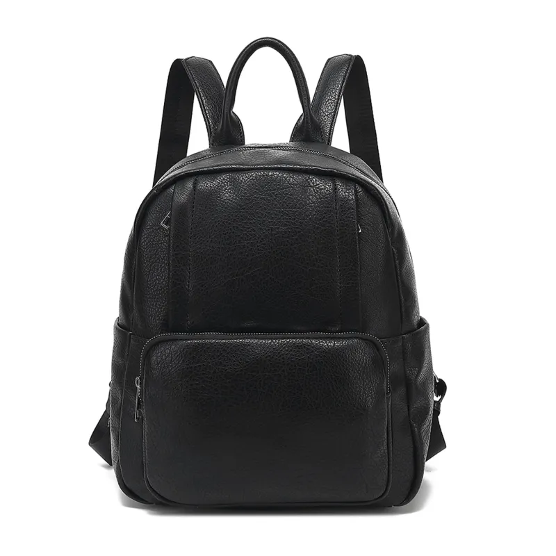 LARGE BACKPACK WITH FRONT AND SIDE POCKETS sold by Charming Charlie