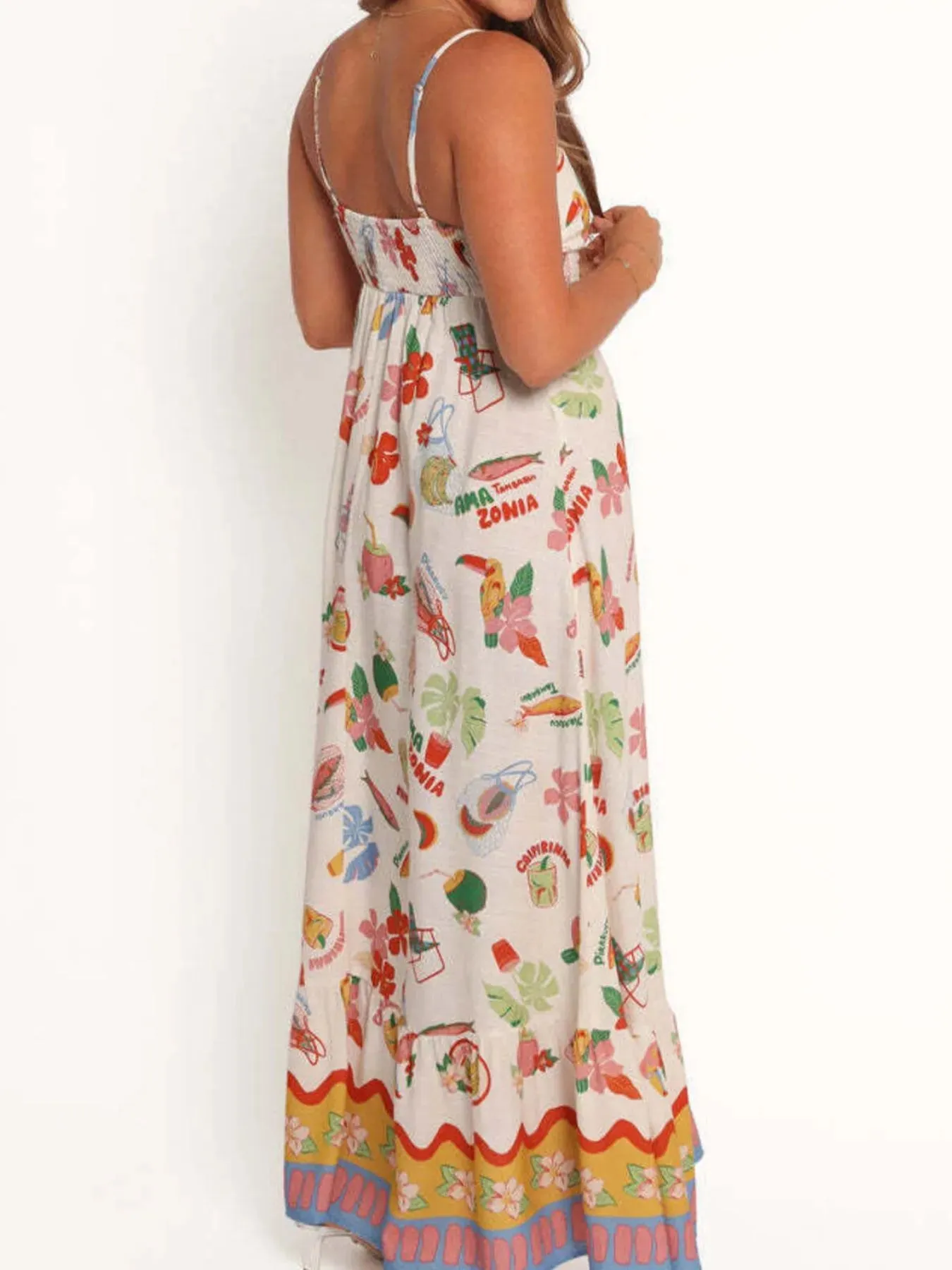 Printed Square Neck Maxi Cami Dress sold by Charming Charlie product image thumbnail 3