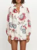 Floral Print Long Sleeve Romper sold by Charming Charlie